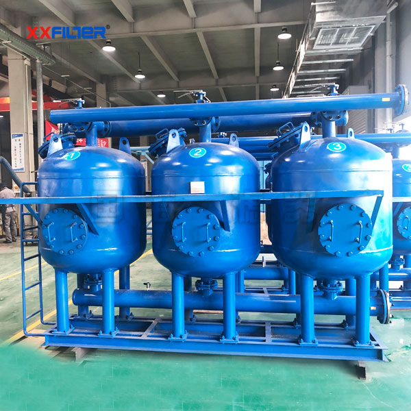 電廠(chǎng)工業(yè)循環(huán)水凈化淺層砂過(guò)濾器